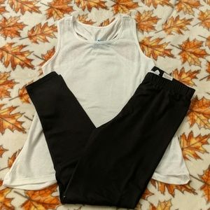 Girl's Tank Top & Leggings Set